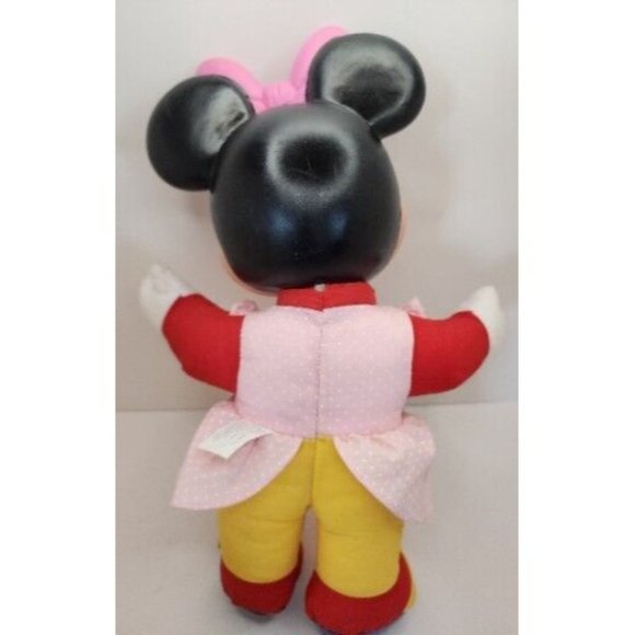 Minnie Mouse Learn to Dress Me Doll 1989 Vintage Toy Plush Mattel Walt Disney Co - Picture 7 of 11